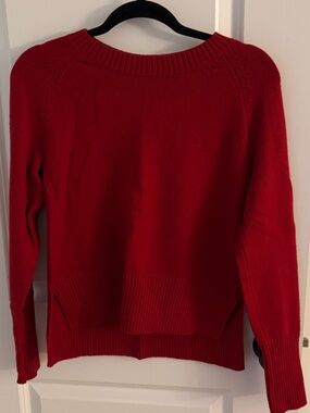 Banana Republic Factory Red, Coveted Crewneck Sweater